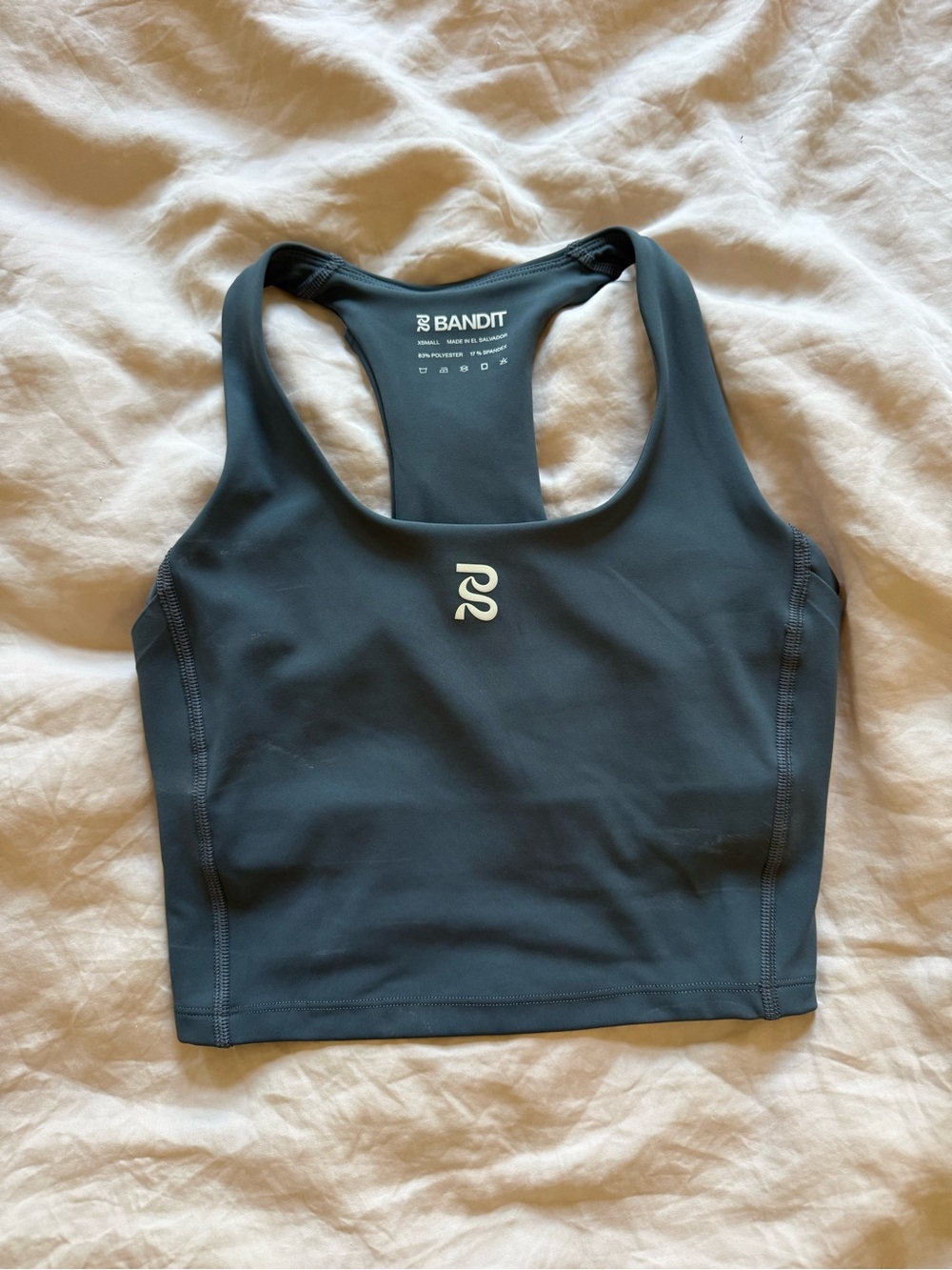 Bandit Stamina Scoop neck race crop